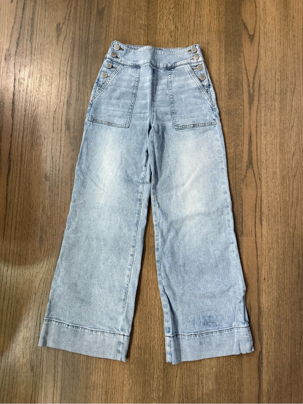 Alice + Olivia High Rise Wide Leg Sailor Jeans-Size 25